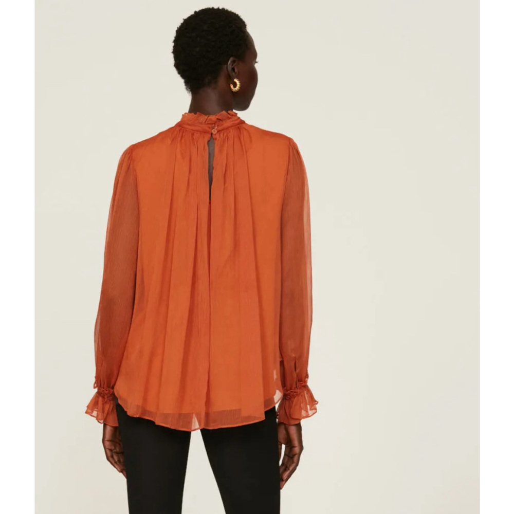 Adam Lippes Tiered Statement Ruffle Top - Picture 7 of 14